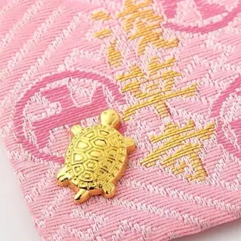 

Gold Plating Simulation Turtle Lucky Charm Mini Wallet Portable Health Decoration Mascot Mobile Phone Accessories
