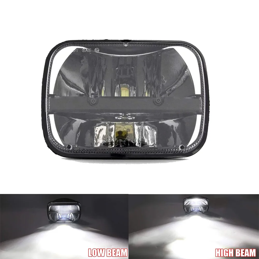 Phares LED Jeep Wrangler YJ , 13 x 18 cm , modèles importés uniquement