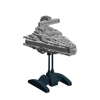 

DIY Star Set Wars Moc Building Blocks Mini Star Destroyer Ship Model Compatible with 17480 Technic Toys for Children Kids Gifts