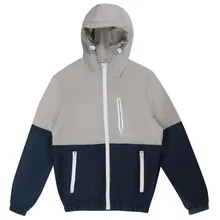 Мужская куртка, осенняя одежда, Уличная Повседневная ветрозащитная куртка, трендовая мужская верхняя одежда с длинным рукавом и капюшоном