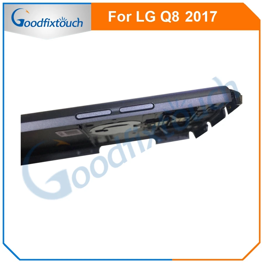 For LG Q8 back cover Battery Cover backcover Back Housing Door With Fingerprint Flex Cable For LG Q8 Replacement Parts (5)