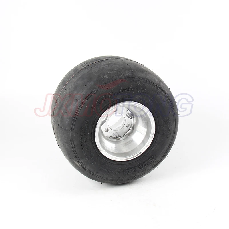 KARTING wheel tire front wheel 10x4.50-5 rear 11x7.10-5 with 5 inch aluminium alloy hub for GO KART ATV UTV Buggy