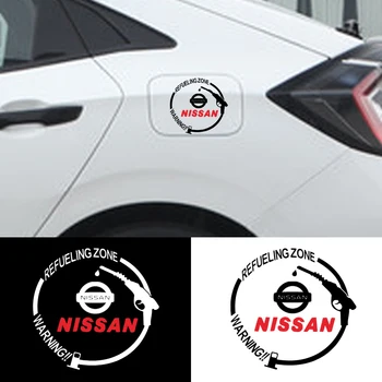 

1pc Car Styling Fuel Tank Cap Protector Stickers For Nissans Nismo X-trail Almera Qashqai Tiida Teana