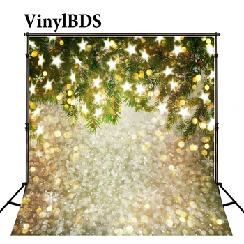 

VinylBDS Photo Background Christmas Decorations For Home Shimmer and Shine Backdrop Christmas Star Background for Newborn Studio