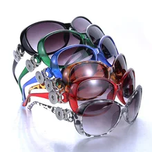 5 цветов, солнцезащитные очки Boom Life на кнопке, ретро овальные очки, солнцезащитные очки, подходят для 18 мм, кнопки для женщин, ювелирные изделия на кнопке