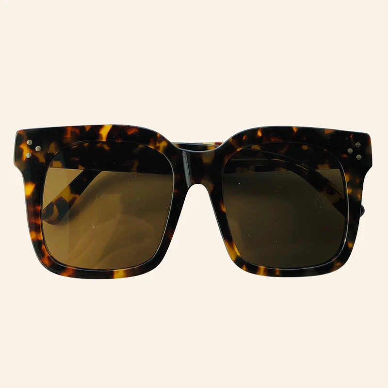No.4 Sunglasses Большие Квадратные Солнцезащитные очки для женщин и мужчин с новыми роскошными солнцезащитными очками gafas de sol hombre UV400 - Цвет линз: No.4 Sunglasses