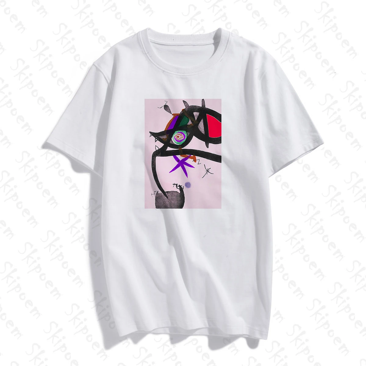 

Abstract Art Eye Women Tshirt Kawaii Gothic Punk Korean Style Harajuku Vintage Plus Size Cotton Short Sleeve Clothes Top Tees