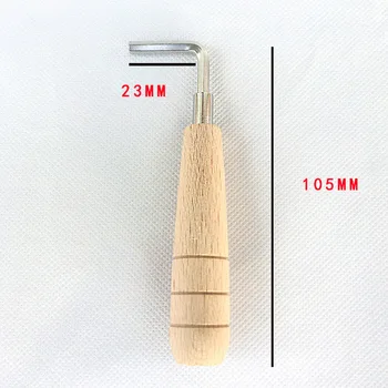 

Guitar Wrench Hexagonal Adjustment Lever Guitar Fingerboard Chord Adjustment Tool Solid Wood Handle Musical instrument