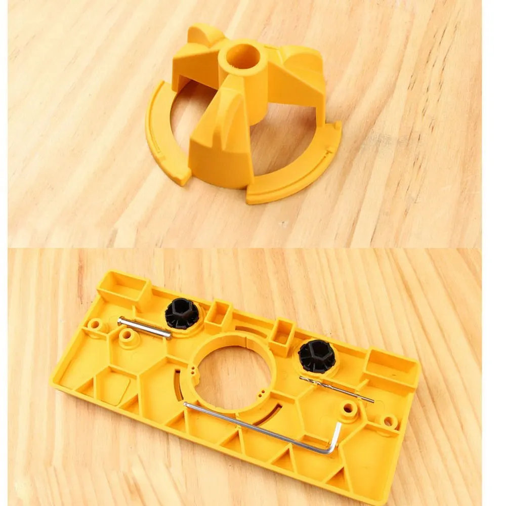 Punching Device 26 35mm Forstner Hole Saw Hinge Jig Drilling Guide Locator Hole Opener Door Cabinets DIY Tool for Woodworking
