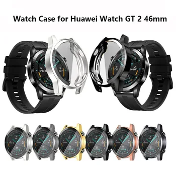 

Watch Case for Huawei Watch GT 2 46mm Full Screen Protection TPU Soft Screen Protector Cover for GT 2 Smart Wearable Accessories