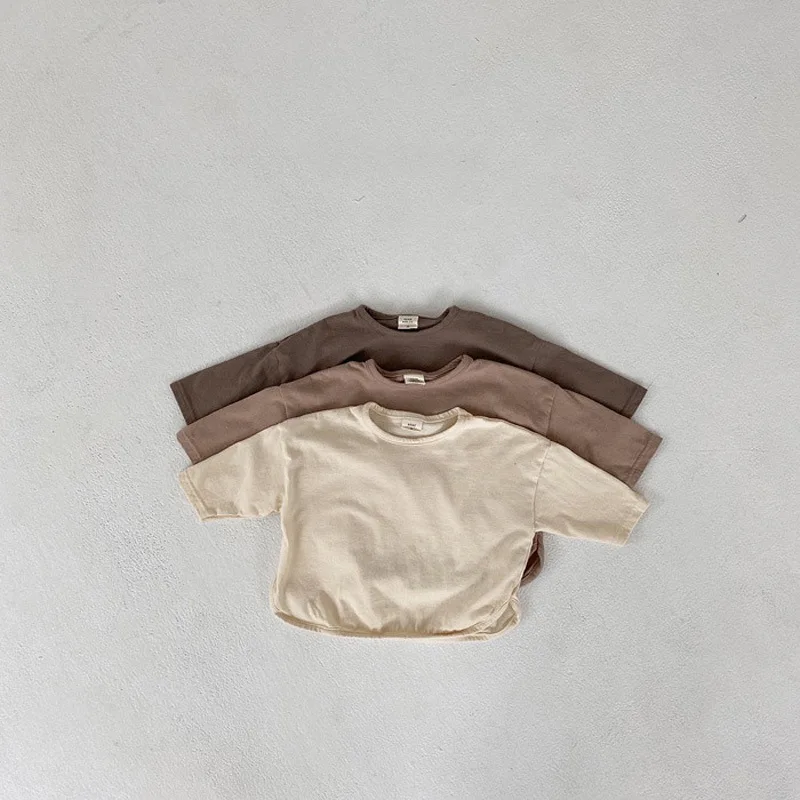 Children Clothing Autumn Girls T-shirts Baby Boys Sports Long Sleeve Tops Tees Shirt Enfant Clothes Spring Fashion Shirts