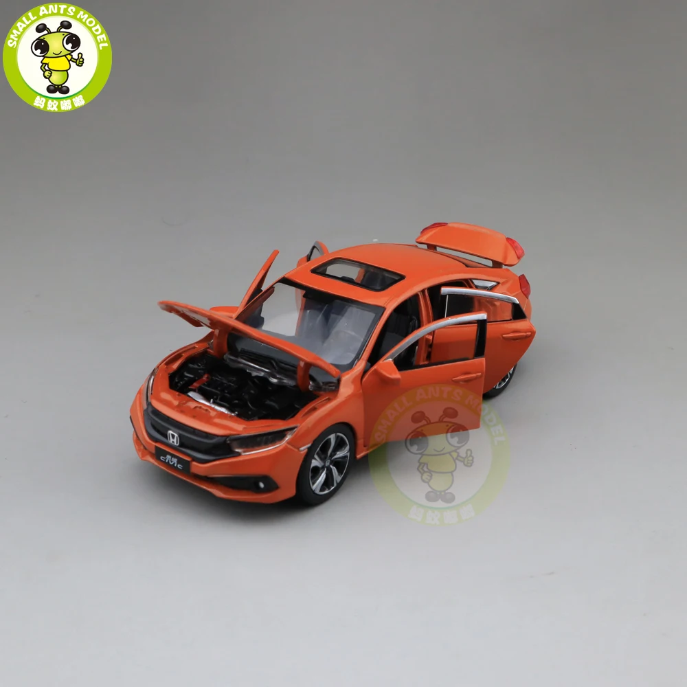 1/32 Jackiekim CIVIC литая под давлением Металлическая Модель автомобиля игрушки Дети Звук освещение подарки