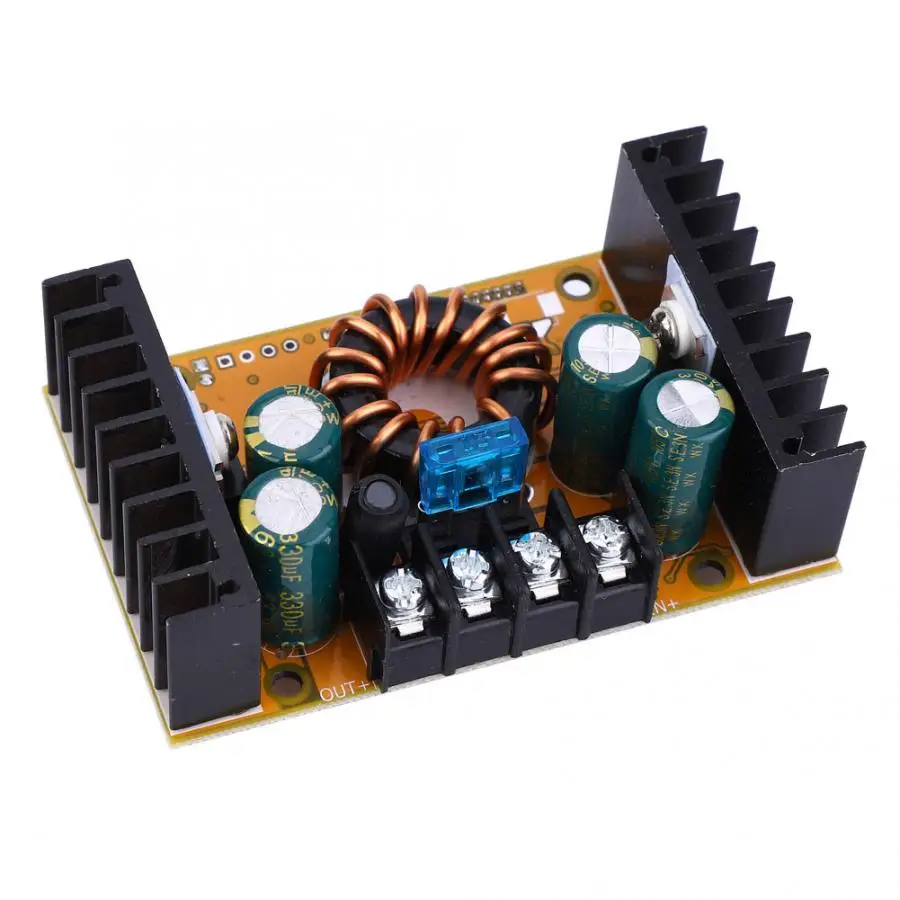 

WDU6008 Adjustable DC-DC Step Up Power Supply Module 90W 4A Boost Converter Board with LCD Dual Display