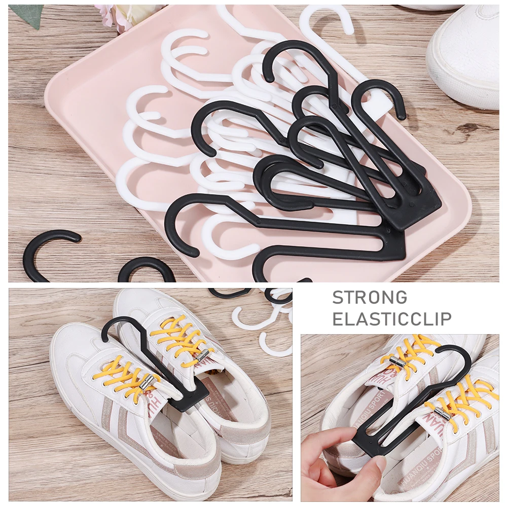 10 PCs Shoes Drying Hooks Hanger Slipper Sandal Shoes For Display Retail Use Durable Lightweight Portable Affordable Practical 5