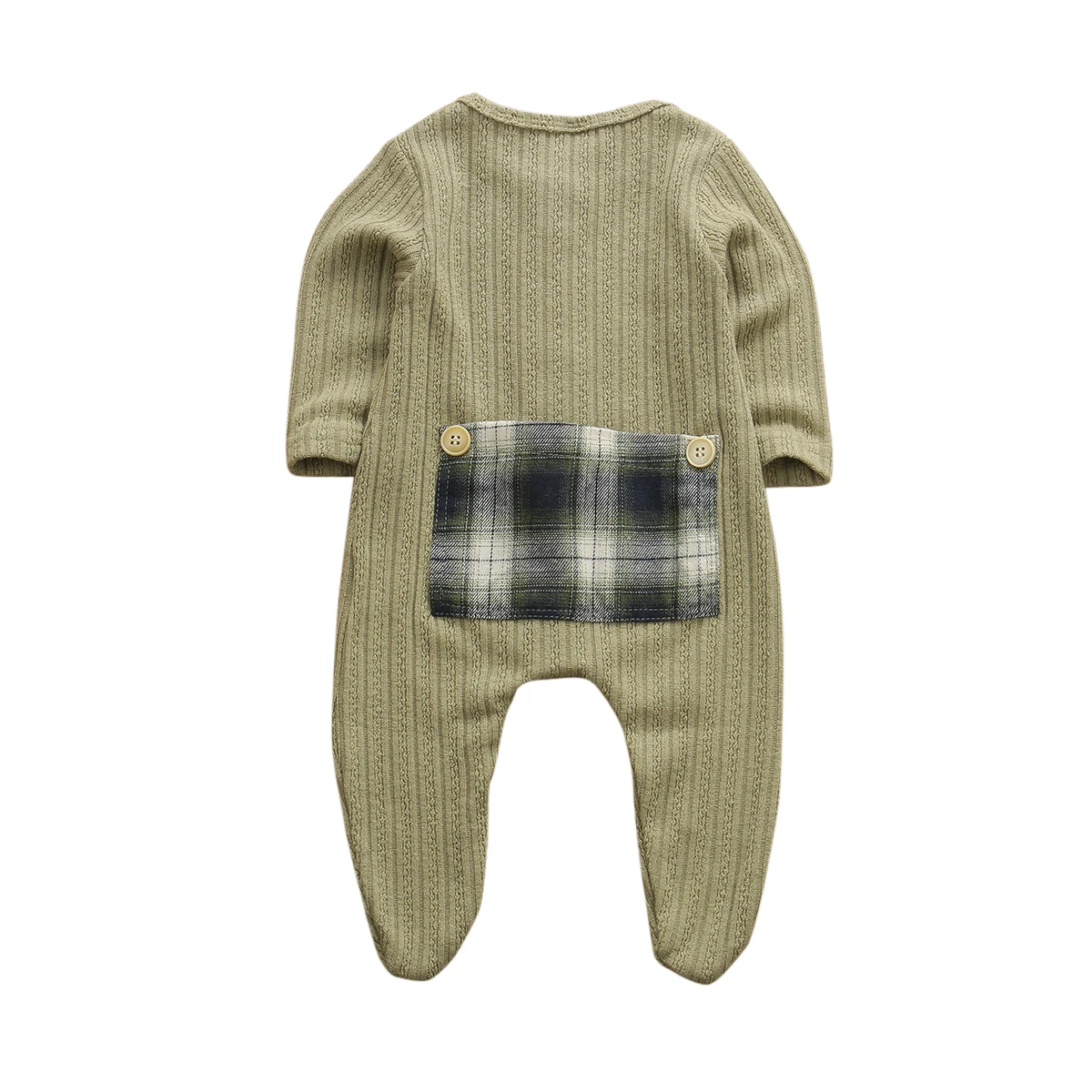 Весенне-осенняя одежда для малышей; хлопковая одежда для новорожденных; одежда для маленьких мальчиков и девочек; комбинезон с длинными рукавами и карманами; одежда - Цвет: B