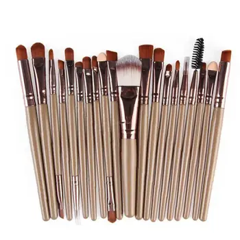

20 Pcs Multi-function Professional Makeup Brushes Premium Nylon Bristle Cosmetic Brushes Portable Long Handle Makeup Brush Set