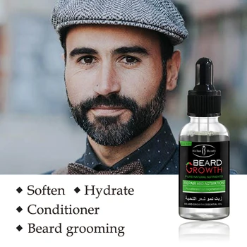 

Natural 100% Organic Beard Oil Hair Loss Products for Men Beard Growth Oil Professional Facial Beard Shaping Nutrient Oil 30 ml