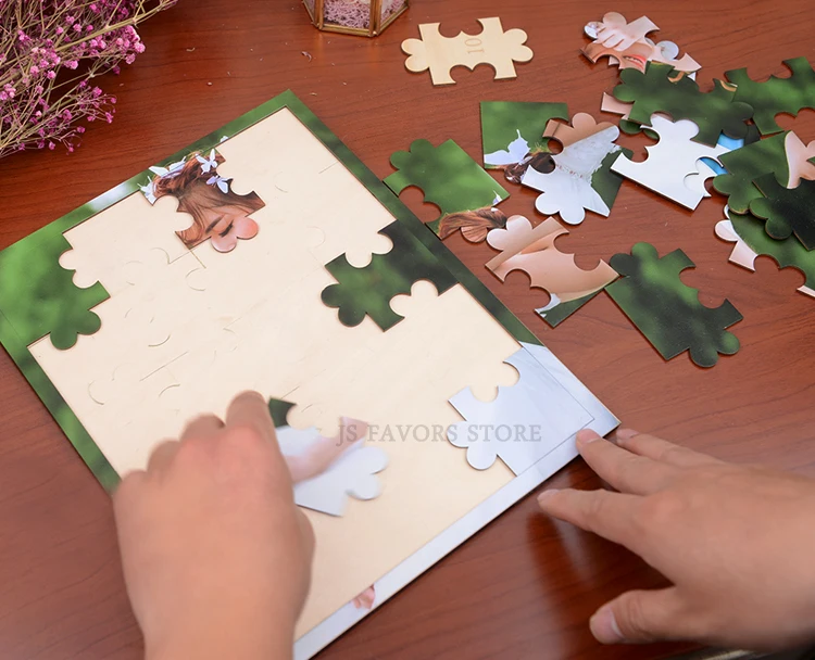 Free shipping 1pcs Personalized wood custom photo party Background or game props photograph Wedding car house decoration as gift