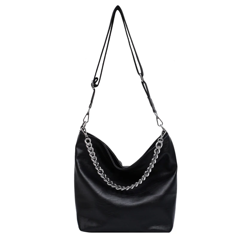 

iVog New Arrival Everyday Ladies Small Crossbody Messenger Handbag vuiton Black Chain Hand Bags for Women 2019