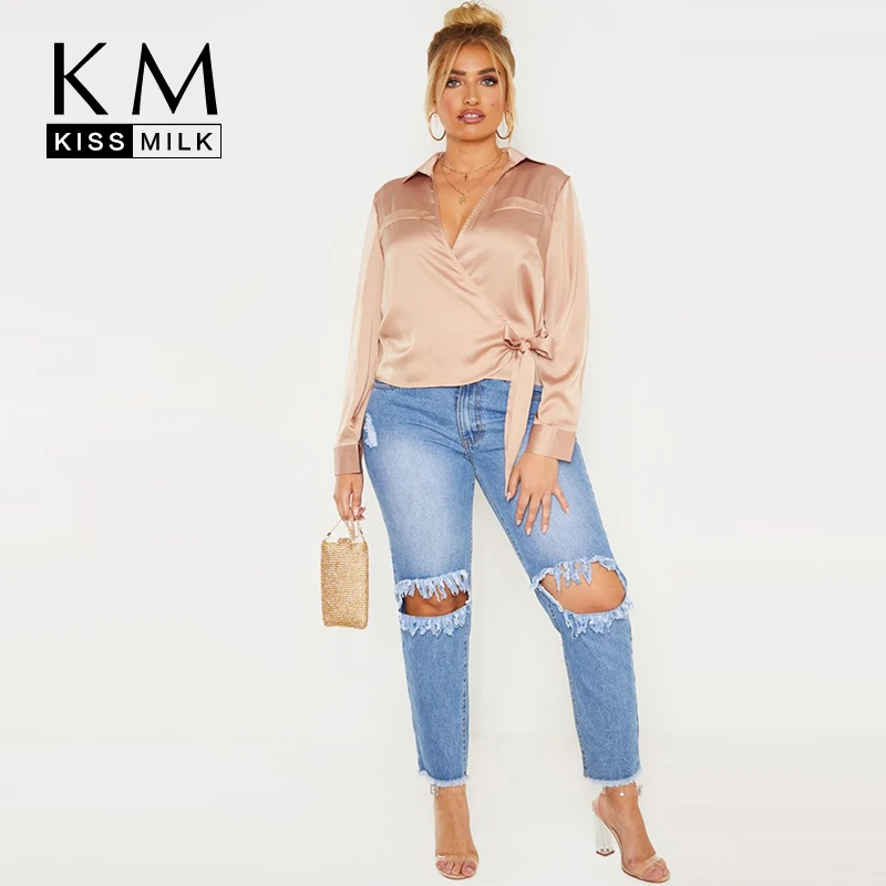 Kissmilk Новое поступление Летняя модная дамская плюс размер Модная Сексуальная