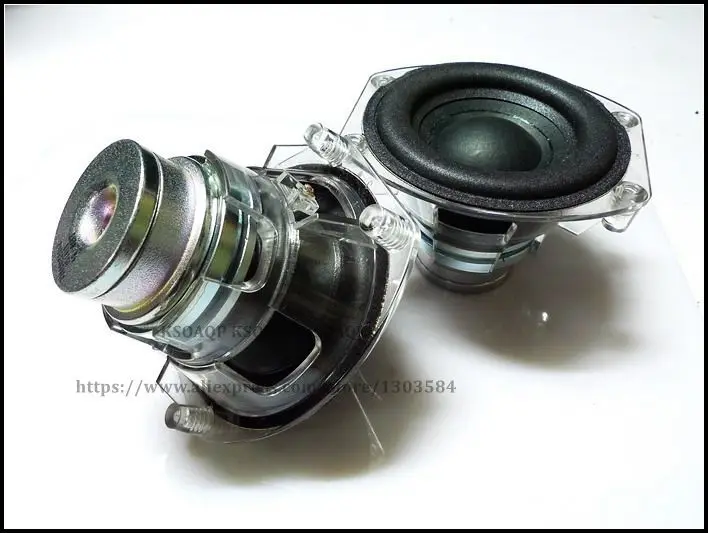 1 шт. 3 &quotдюймовый 4Ohm 30 Вт сабвуферный динамик стальной Магнитный громкий |