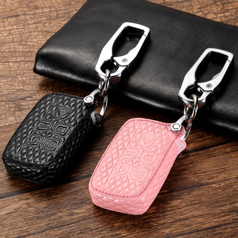 Верхний слой кожаный чехол для автомобильного ключа Land Rover Freelander 2 Ranger Sport Evoque