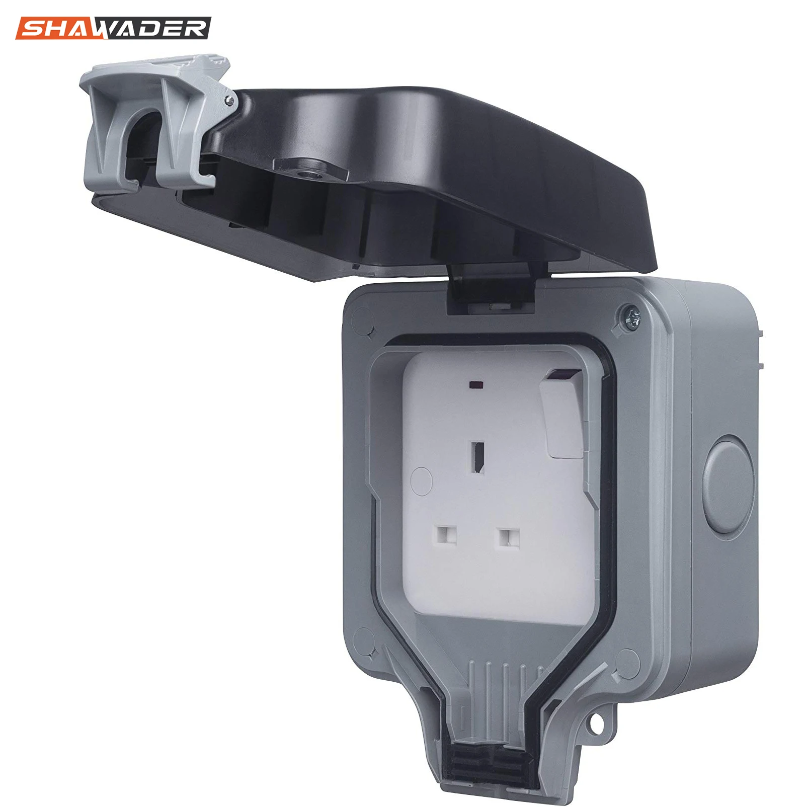 Masterplug WP21 13 A 1-Gang Storm Weatherproof Outdoor Switched Socket Double Pole IP66 Rated