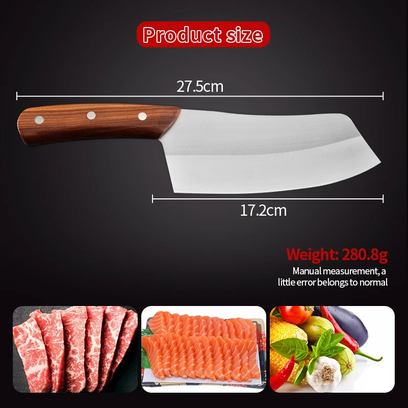 Нож мясника из нержавеющей стали нож для нарезки мяса бритва острый кухонный с