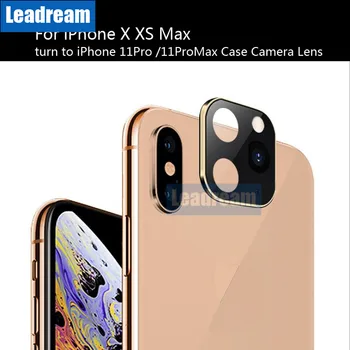 

50Pcs For iPhone X XS Max Camera Lens Protector Change to For iPhone 11Pro Max Camera Protection Tempered Glass Lens