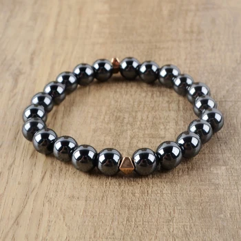 

Men Bracelets Hematite Stretch Bracelets Handmade Bohemian Stone Beads Bracelet Daily Women Girls Bracelet Dropshipping