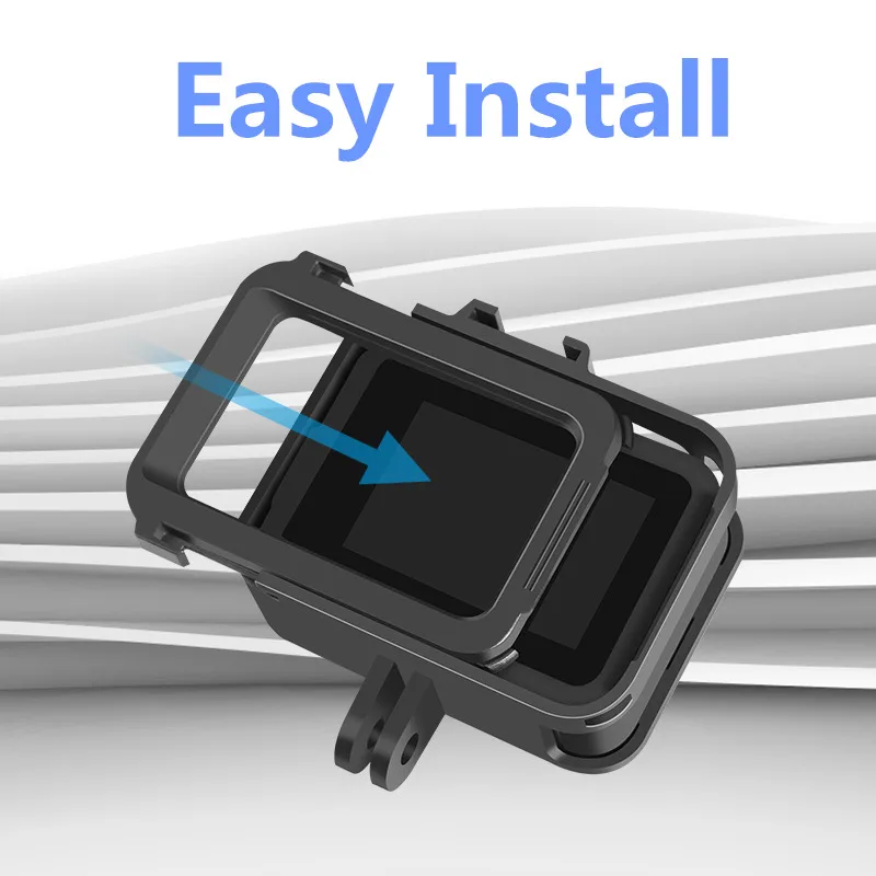 Gopro аксессуары пластиковая защитная рамка для Gopro 8 черная Видеокамера Корпус чехол для Go Pro Hero 8 аксессуары для экшн-камеры