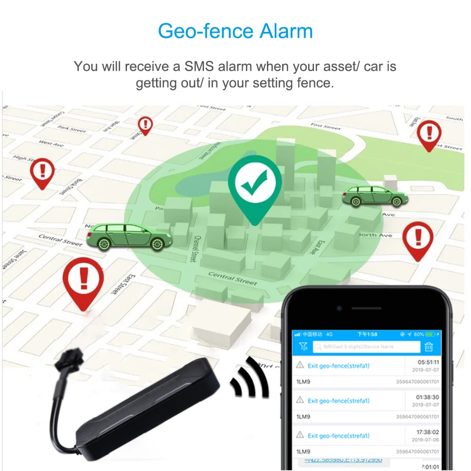 Concox новейший мини ET25 Автомобильный gps трекер локатор с приложением