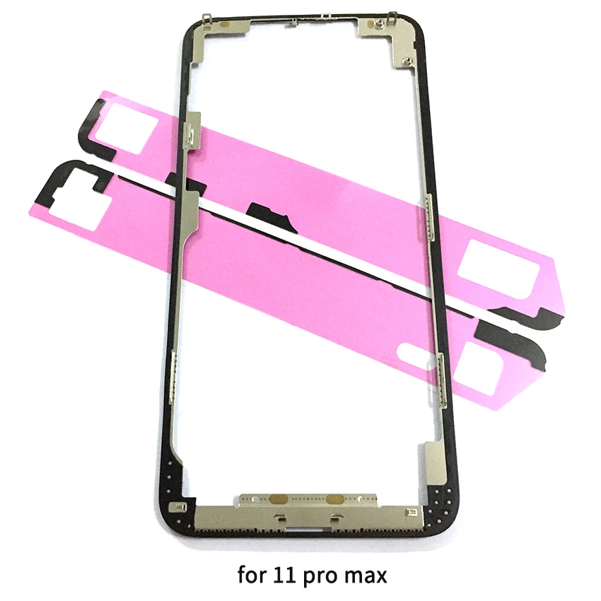 10PCS Front Bezel For Apple iPhone 11 iPhone11 Pro Max LCD Middle Frame Holder Housing Replacement Repair Parts | Мобильные телефоны