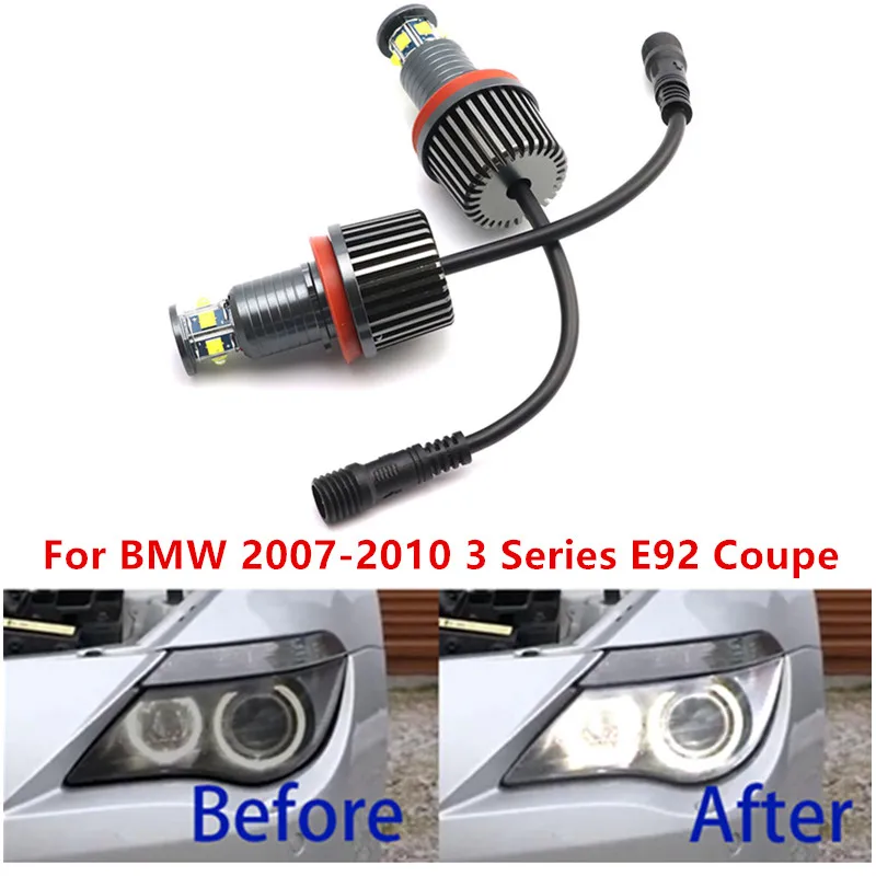 Светодиодное кольцо-ореол высокой мощности для BMW 2007-2010 3 серии E92 Coupe Angel Eyes 120 Вт h8