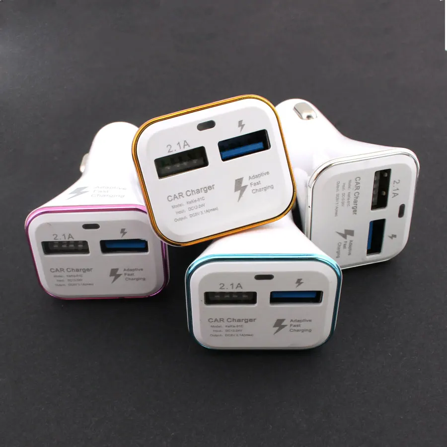 Универсальный 5 в адаптер питания 3 А Двойной Автомобильный USB зарядное устройство для мобильного телефона AC DC 5 в USB адаптер питания 220 в разъем прикуривателя