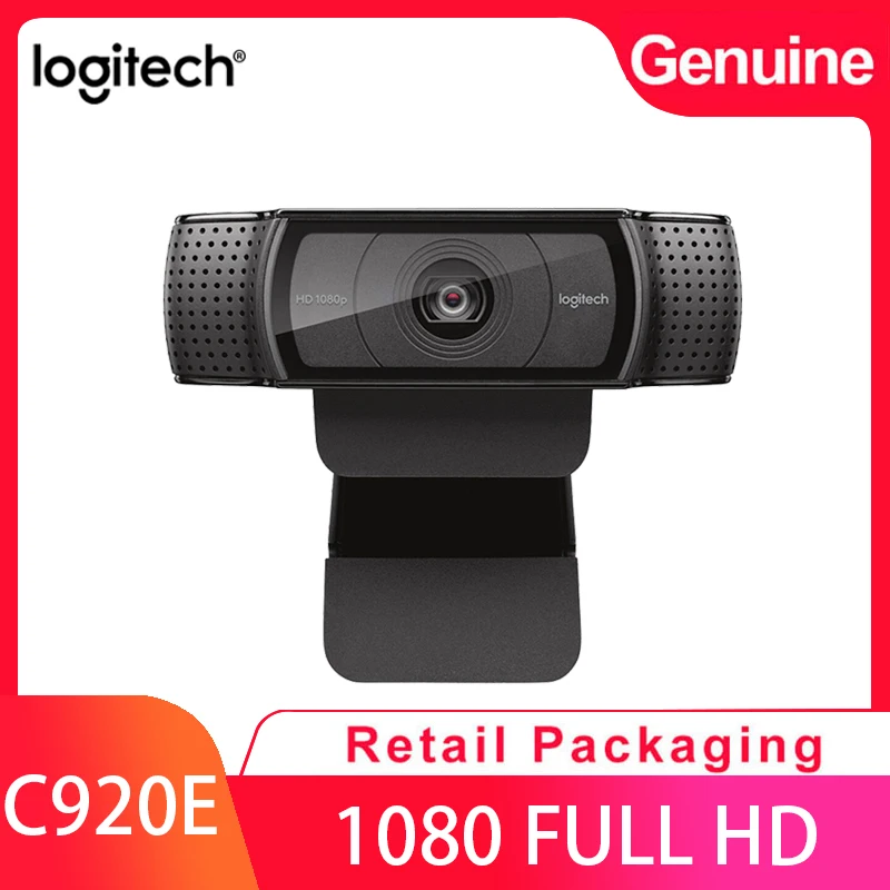 Веб камера Logitech C920e HD Pro Широкоформатная веб для видеочатов и записи USB умная 1080p