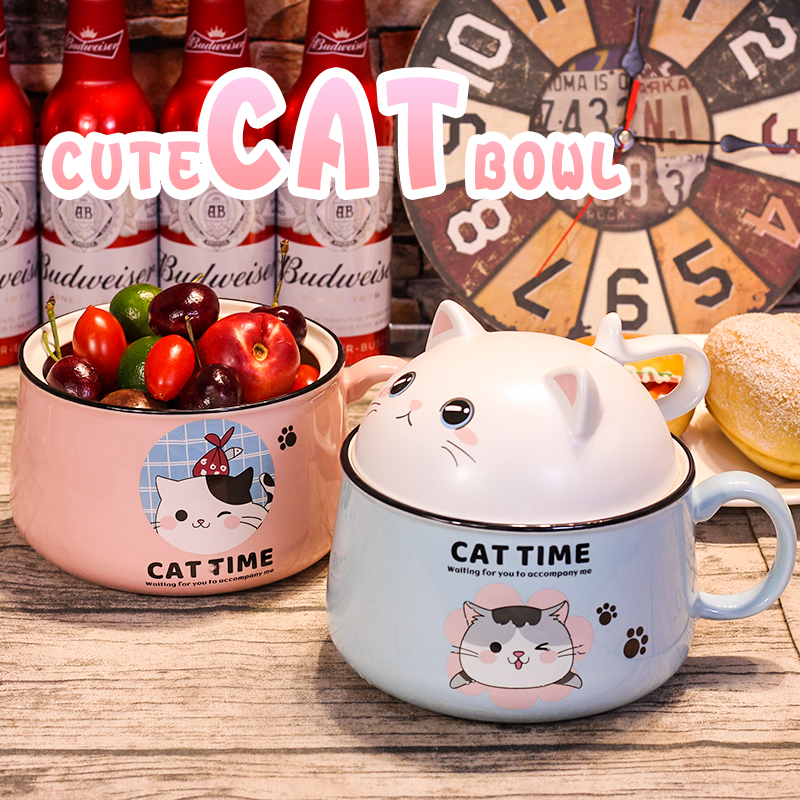 Cat Noodle and Fruit Bowl