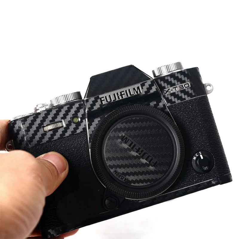 1-10 Набор для Fujifilm XT-30 Защитная пленка для камеры наклейки из углеродного волокна устойчивый к царапинам шероховатый клей отправка запасных наклеек