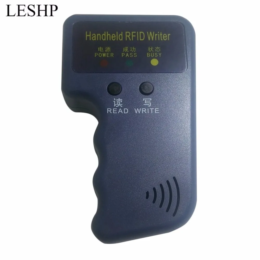 

LESHP Handheld 125KHz EM4100 RFID Copier Writer Duplicator Programmer Reader 20000 times Writer for EM4305 T5577 CET5200 EN4305