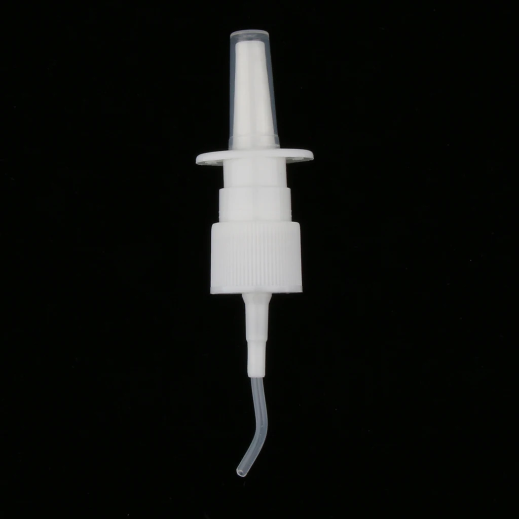 20Pcs Empty Nasal Spray Bottle Amber Glass Fine Mist Vials Sterile Nasal Sprayer for Makeup Water Perfumes Essential Oils 5ml