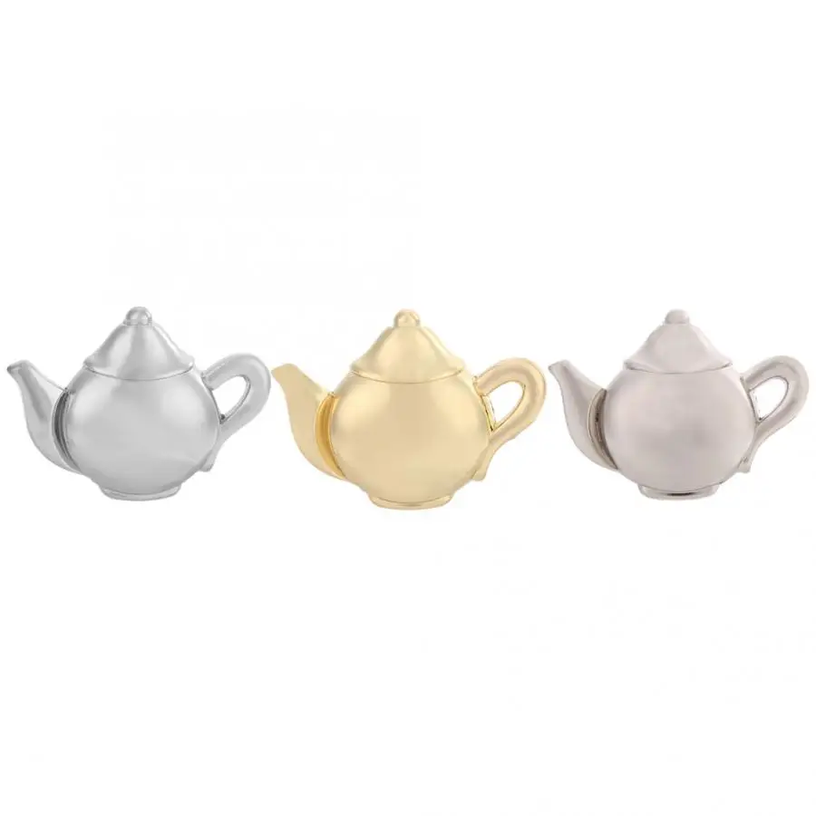

10Pcs/set Antique Teapot Shape Brushed/Gold/Bright Chrome Zinc Alloy Pull Handle Knob for Drawer Closet Cupboard Cabinet