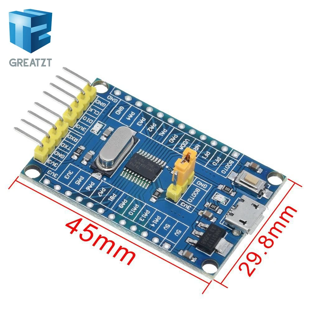 GREATZT 48 MHz STM32F030F4P6 маленькая системная плата для разработки CORTEX M0 Core 32bit мини панель