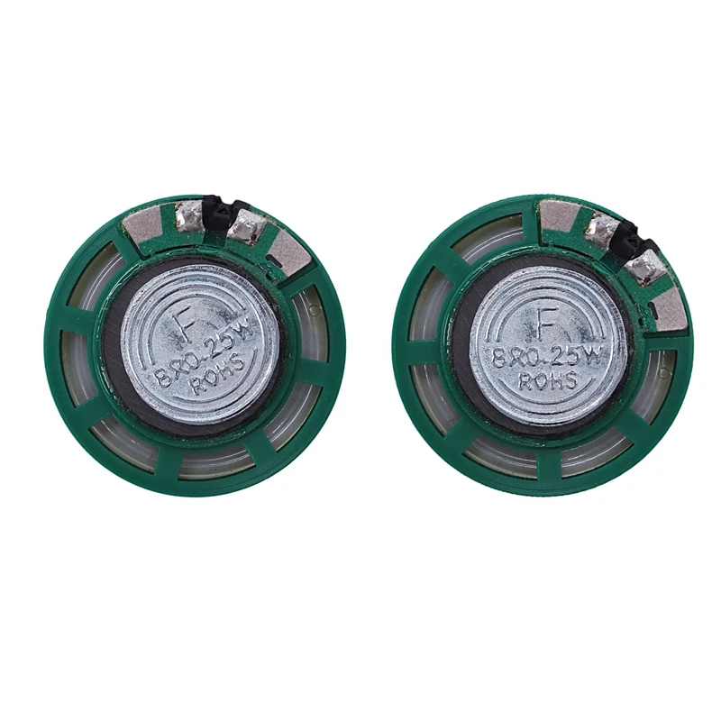 

FULL-2 Pcs 1/4W 0.25W 8Ohm 27mm round external magnet speaker speaker,Sound amplifier,Speaker accessories