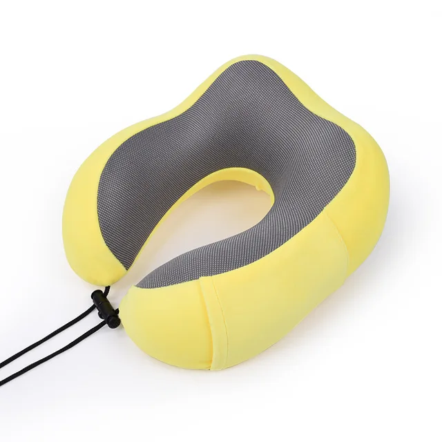 Car U Shaped Memory Foam Neck Pillows Soft Slow Rebound Space Travel Pillow Solid Neck Cervical Healthcare Bedding DropShipping 4
