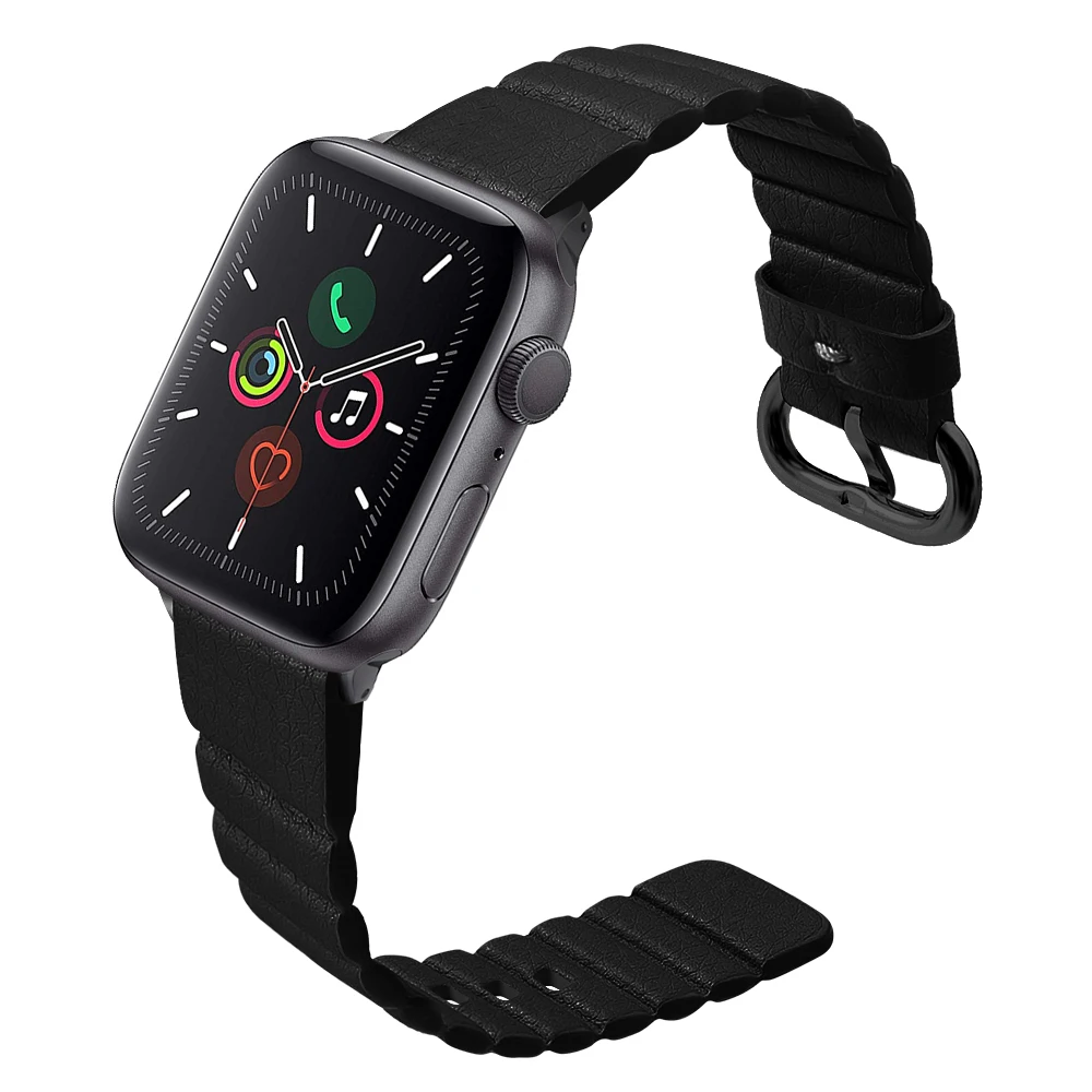 Ремешок из натуральной кожи 40 мм 44 мм для iWatch серии 1 2 3 4 5 для Apple Watch 42 мм 38 мм