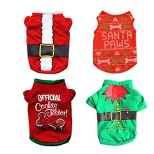 XS/S/M/L Pet Dog Clothes New Year Costume Cute Cartoon Clothes For Small Dog Cloth Costume Dress apparel for Kitty Dog Gift