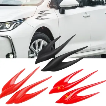 

2pcs Alloy Car Peaceful Swallow Side Sticker Emblem Badge for Cadillac CTS ATS CT6 SRX XTS XT5 Escalade BLS Deville Accessories