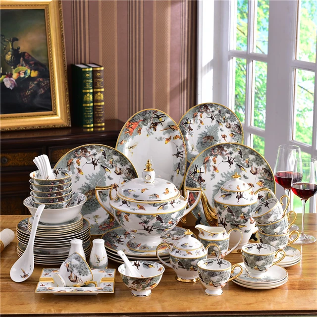 Service à table 58 pcs en porcelaine