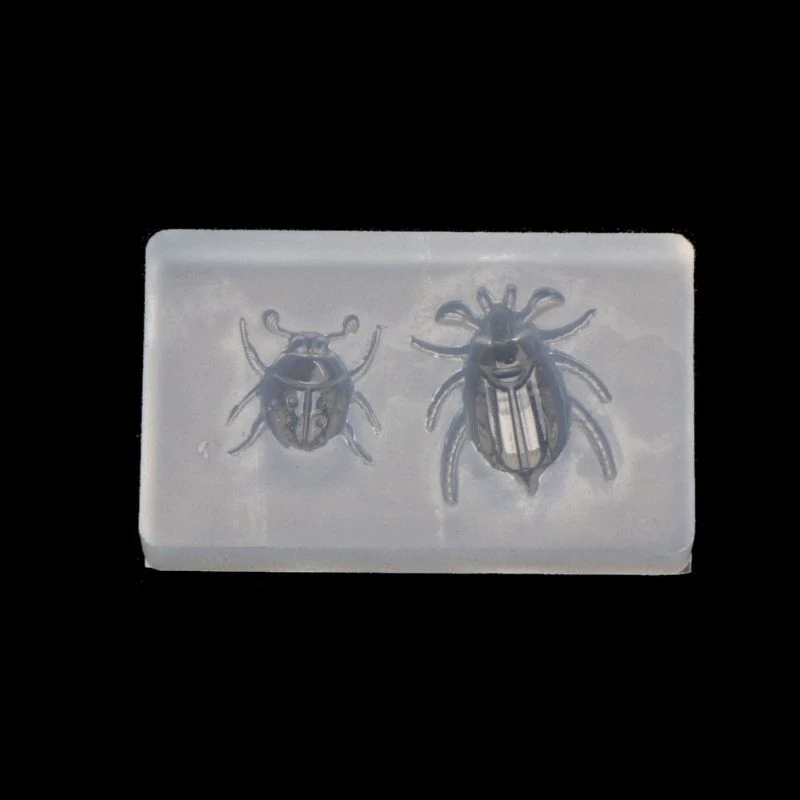 

Cute Ladybug Beetle Pendant Insect Resin Silicone Mold Jewelry Making Tools