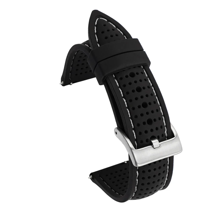 Silicone Sport Strap Waterproof Rubber Replacement Band